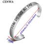 CENWA I Can Do This All Day Cuff Bracelet Comic American Hero Jewelry Comic Movie Inspired Gift