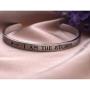 LParkin I AM The Storm Inspirational Bracelets for Women Empowering Jewelry Motivating Cancer Survivor Gift