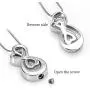 Infinity Cremation Urn Necklace Jewelry for Women Memorial Urn Necklace Infinite Cremation Jewelry for Ashes Keepsake Locket Infinity Cremation Urn Necklace Jewelry for Women Memorial Urn Necklace Infinite Cremation Jewelry for Ashes Keepsake Locket