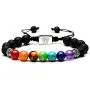 Zuo Bao 7 Chakra Natural Stone Yoga Bracelet 8mm Nature Stone Braided Rope Healing Yoga Bead Rope Necklace Zuo Bao 7 Chakra Natural Stone Yoga Bracelet 8mm Nature Stone Braided Rope Healing Yoga Bead Rope Necklace