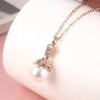 Muyuer Pearl Urn Necklace Pendant Hold Cremation Ashes Keepsake Memorial Jewelry