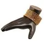 Touchstone ''Golden Bangle Collection Beautifully Hand Hammered Exotic Grain Work Wrist Filler Indian Bollywood Designer Jewelry Metal Bangle Bracelets in Antique Gold Tone for Women. Set of 13. Touchstone ''Golden Bangle Collection Beautifully Hand Hammered Exotic Grain Work Wrist Filler Indian Bollywood Designer Jewelry Metal Bangle Bracelets in Antique Gold Tone for Women. Set of 13.