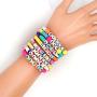 4 Pcs Bohemian Sufer Letter Evil Eye Heishi Bead Stretch Bracelets Colorful Vinyl Disc Beaded Bangle Lovely Starkable Alphabet Beach Love Jewelry