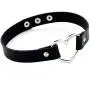 IVRRISS Gothic Jewelry PU Leather Choker Necklace for Women Girls, O Ring Love Heart Punk Rock Adjustable Black Collar Choker Cosplayer IVRRISS Gothic Jewelry PU Leather Choker Necklace for Women Girls, O Ring Love Heart Punk Rock Adjustable Black Collar Choker Cosplayer