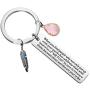CENWA Funny Friendship Gift Love My Tribe Keychain Because Those Weirdo are Your Tribe Keychain Love My Tribe Gift