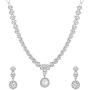 MUCH-MORE Indian Traditional Ethnic Bollywood Crystal Necklace Earrings Set Jewelry For Women