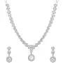 MUCH-MORE Indian Traditional Ethnic Bollywood Crystal Necklace Earrings Set Jewelry For Women