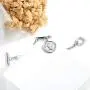 Chain Bracelet for Women Silver Coin Jewelry Cultured Cute Charm Easily Secure The Stylish T Buckle Chain Bracelet for Women Silver Coin Jewelry Cultured Cute Charm Easily Secure The Stylish T Buckle