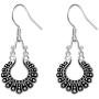RBG Dissent Collar Earrings Sterling Silver RBG Gifts Dangle Drop Earrings Jewelry Gifts for Mothers Fans of Ruth Bader Ginsburg