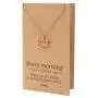 Quan Jewelry Yoga Lotus Flower Necklace with Om Symbol, Happy Birthday Gifts Ideas for Mom, Daughter, Women with Inspirational Quote on Gift Card (Rose gold)