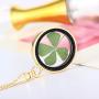 LC0507 Natural Four-Leaf Clover Necklace Simple Hollow Lucky Jewellery