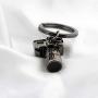 FUSTMW Photographer Gift Camera Keychain Photography Gift Black Camera Charm Jewelry Gifts for Photographer Lovers