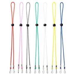 shownii 7 pcs -12 pcs Lanyard for Face Mask Kids Adjustable Mask Lanyard for Women Men Fits Neck with Clips