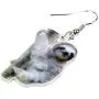 NEWEI Acrylic Unique South American Sloth Earrings Dangle Drop For Women Girl Wild Animal Jewelry Charm Gifts NEWEI Acrylic Unique South American Sloth Earrings Dangle Drop For Women Girl Wild Animal Jewelry Charm Gifts