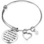 iJuqi Sister Bracelets Sister Gifts - Side by Side or Miles Apart We are Sisters Connected by The Heart Sister Bracelet Jewelry Sister Gifts from Sister