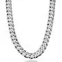 Miabella Solid 925 Sterling Silver Italian 12mm Solid Diamond-Cut Cuban Link Curb Chain Necklace for Men, 18, 20, 22, 24, 26, 28 Inch Made in Italy