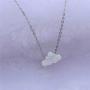HUTINICE Small White Opal Cloud Necklace, Created Opal Choker Necklaces for Women Girl Baby Jewelry…