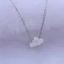 HUTINICE Small White Opal Cloud Necklace, Created Opal Choker Necklaces for Women Girl Baby Jewelry…