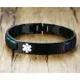 VNOX Free Custom Engraving-Unisex 2 Tone Brushed Stainless Steel Emergency Medical Alert ID Adjustable Bracelet Wristband VNOX Free Custom Engraving-Unisex 2 Tone Brushed Stainless Steel Emergency Medical Alert ID Adjustable Bracelet Wristband