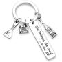 Hairdresser Gardener Tailor Accountant Bartender Book Lover Gift Keychain Bracelet She Believed She Could Appreciation Gift