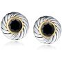 UNY Unique Fahsion Jewelry Sets Designer Inspired CZ Inlaid 2 Tone Womens Valentines