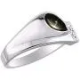 RYLOS Mens Rings Sterling Silver Ring - Timeless Pear Shape Cabochone Gemstone & Diamonds - Tear Drop Rings For Men Mens Rings Silver Rings Sizes 8,9,10,11,12,13 Mens Jewelry
