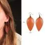 ASHMITA ASHMITA Leather Teardrop/Leaf Earrings for Women Girls Dangle Petal Earring Set ASHMITA ASHMITA Leather Teardrop/Leaf Earrings for Women Girls Dangle Petal Earring Set
