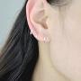 Small Silver Hoop Earrings - 3 Pairs Cartilage Earring Hoop Set| Hypoallergenic 925 Sterling Silver Hoop Earrings for Women Men Girls Boys Tragus Lips Nose Rings 8/10/12mm