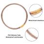 Glitter Jelly Bracelets Set - Gold Powder Lining Fashion Jewelry Colorful Bangles Cute Bracelets Lightweight Christmas Halloween Party Bracelet Gifts for Women Girls
