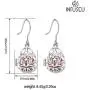 INFUSEU Essential Oil Diffuser Dangling Earrings with 14pcs Lava Rock Stones for Women Aromatherapy Jewelry Unique Gifts INFUSEU Essential Oil Diffuser Dangling Earrings with 14pcs Lava Rock Stones for Women Aromatherapy Jewelry Unique Gifts