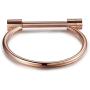 Cuff Bangle D Shape Bar Screw Shackle Horseshoe Bracelet Jewelry For Men Women Unisex