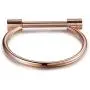 Cuff Bangle D Shape Bar Screw Shackle Horseshoe Bracelet Jewelry For Men Women Unisex