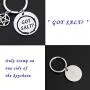 CENWA Supernatural Inspired Jewelry Supernatural Quote Got Salt Keychain SPN Jewelry Gift for Supernatural Fans Sam Dean Winchester Gift