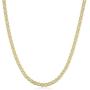 14K Yellow Gold Filled Solid Mariner Chain Necklace, 4.5 mm Wide