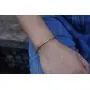 RareLove I Love You Morse Code Bracelets Secret Message Gift For Her Rose Golden Beads String Bracelet Women Girls