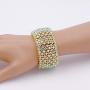 Lavencious Tennis Rhinestone Stretch Bridal Bracelets Evening Party Jewelry for Women Girl, Womens Stretch Bracelets