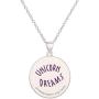 Disney Minnie Mouse Silver Plated Unicorn Dreams Pendant Necklace, 16 + 2'' Extender, Multi, Medium (CF00991SL-BNJ)