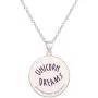 Disney Minnie Mouse Silver Plated Unicorn Dreams Pendant Necklace, 16 + 2'' Extender, Multi, Medium (CF00991SL-BNJ) Disney Minnie Mouse Silver Plated Unicorn Dreams Pendant Necklace, 16 + 2'' Extender, Multi, Medium (CF00991SL-BNJ)