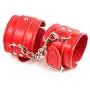 Fluffy Leather Wrist Handcuffs Bracelet Leg Ankle Cuffs Detachable Adjustable Leash Chain for Women Cosplay Party Costume Jewelry Gift