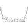 U7 Personalized Name Necklace Stainless Steel 18K Gold Plated Women Girls Gift Name Plate Jewelry Custom Any Names Choker Pendant 18 Inch