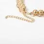 Chargances Ball Chain Collar Choker Necklace for Women and Girls Gold Chunky Chain Necklace Women Punk Jewelry