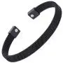 Magnetic Bracelet for Women Men,Beauty Therapy Stainless Steel Magnetic Bracelets Pain Relief Bracelets Magnetic Women Men (Black, 6.5 inches)