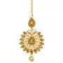Bindhani Indian Style Bollywood Jewellery Hair Accessories Maang Tika Headpiece Bridal Bridesmaid Wedding Traditional Bahubali Gold Plated Chandbali Kundan Earrings Mang Tikka Jewelry For Women Bindhani Indian Style Bollywood Jewellery Hair Accessories Maang Tika Headpiece Bridal Bridesmaid Wedding Traditional Bahubali Gold Plated Chandbali Kundan Earrings Mang Tikka Jewelry For Women