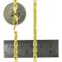 Nuragold 10k Yellow Gold 5mm Rope Chain Diamond Cut Pendant Necklace, Mens Womens Lobster Lock 20'' 22'' 24'' 26'' 28'' 30'' Nuragold 10k Yellow Gold 5mm Rope Chain Diamond Cut Pendant Necklace, Mens Womens Lobster Lock 20'' 22'' 24'' 26'' 28'' 30''
