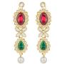 Aheli Indian Wedding Wear Beaded Faux Kundan Pearl Necklace Set with Maang Tikka Ethnic Fashion Jewelry for Women