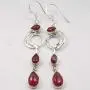 SilverStarJewel Genuine Drop Carnelian Dangle Earrings 2.4'' 925 Sterling Silver SilverStarJewel Genuine Drop Carnelian Dangle Earrings 2.4'' 925 Sterling Silver