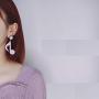 Acrylic Musical Note Stud Earrings Fun Cartoon Asymmetrical Music Note Earrings Punk Note Musical Drop Dangle Earrings for Women Girls
