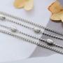 Kakaco Heart Layered Choker Necklaces Beaded Necklace Pendants Silver Chain Jewelry for Women and Girls