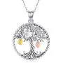 Tree of Life Necklace for Women Girls, 925 Sterling Silver Pendant''Fruit of Life'' Fine Jewelry Gifts for Wife, Mum and Girlfriend Tree of Life Necklace for Women Girls, 925 Sterling Silver Pendant''Fruit of Life'' Fine Jewelry Gifts for Wife, Mum and Girlfriend