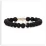 Xusamss Fashion 8mm Lava Rock Essential Oil Diffuser Bracelet Religious Cross Elastic Link Bracelet,7 1/2 Wrist Xusamss Fashion 8mm Lava Rock Essential Oil Diffuser Bracelet Religious Cross Elastic Link Bracelet,7 1/2 Wrist